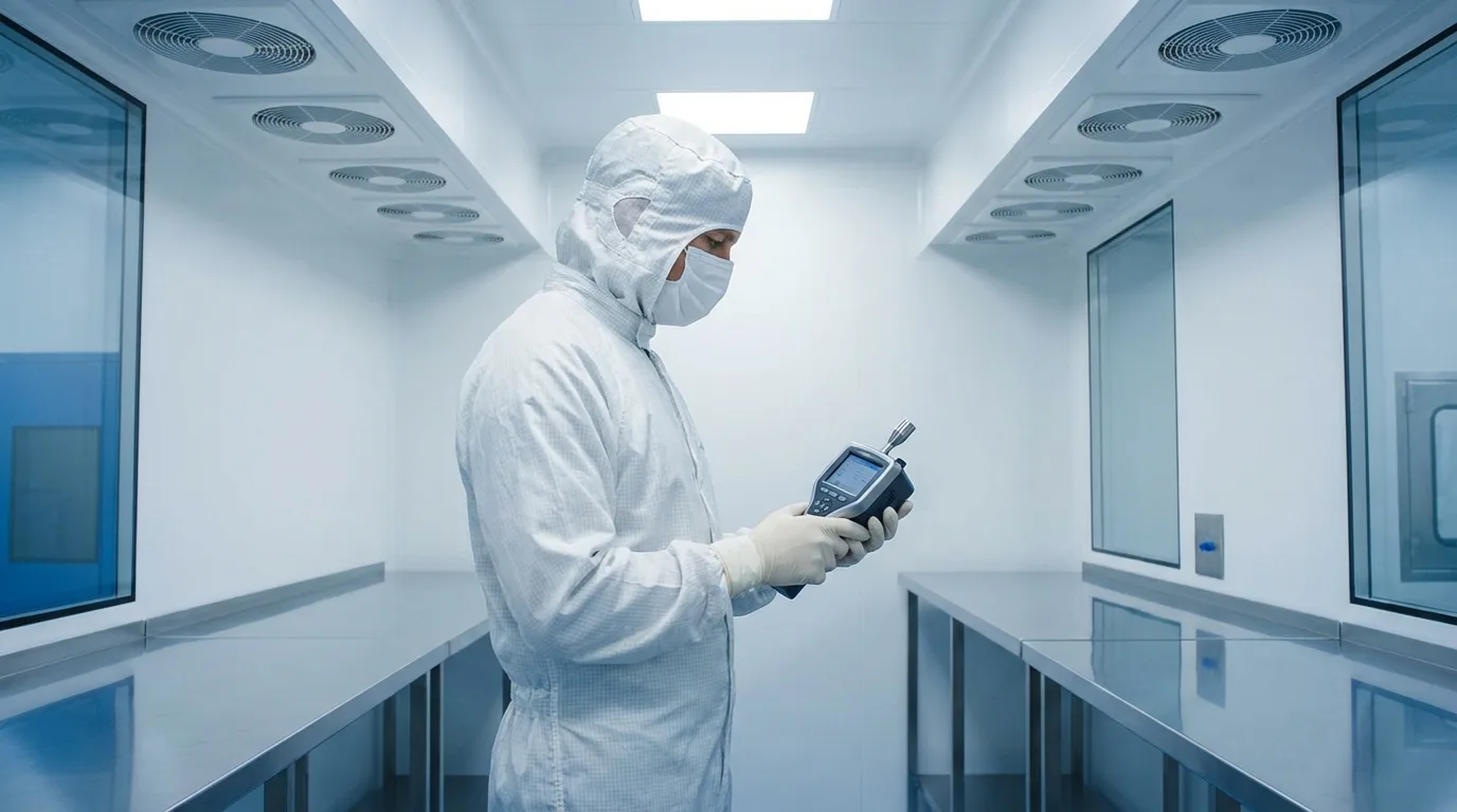 無塵室空調系統驗證與維護指南：ISO 14644 潔淨度測試與環境監控實務