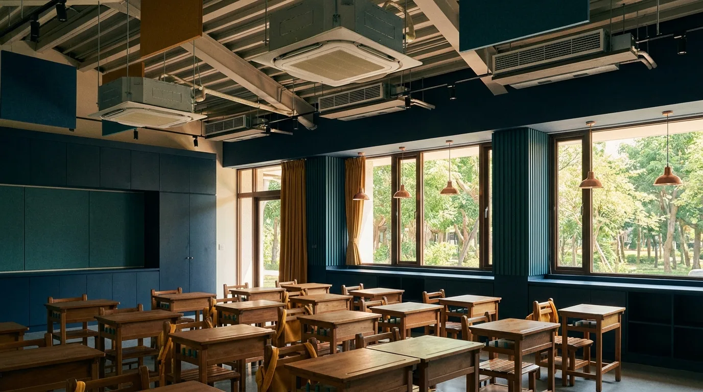 學校冷氣工程採購指南：從班班有冷氣到永續校園的實踐路徑
